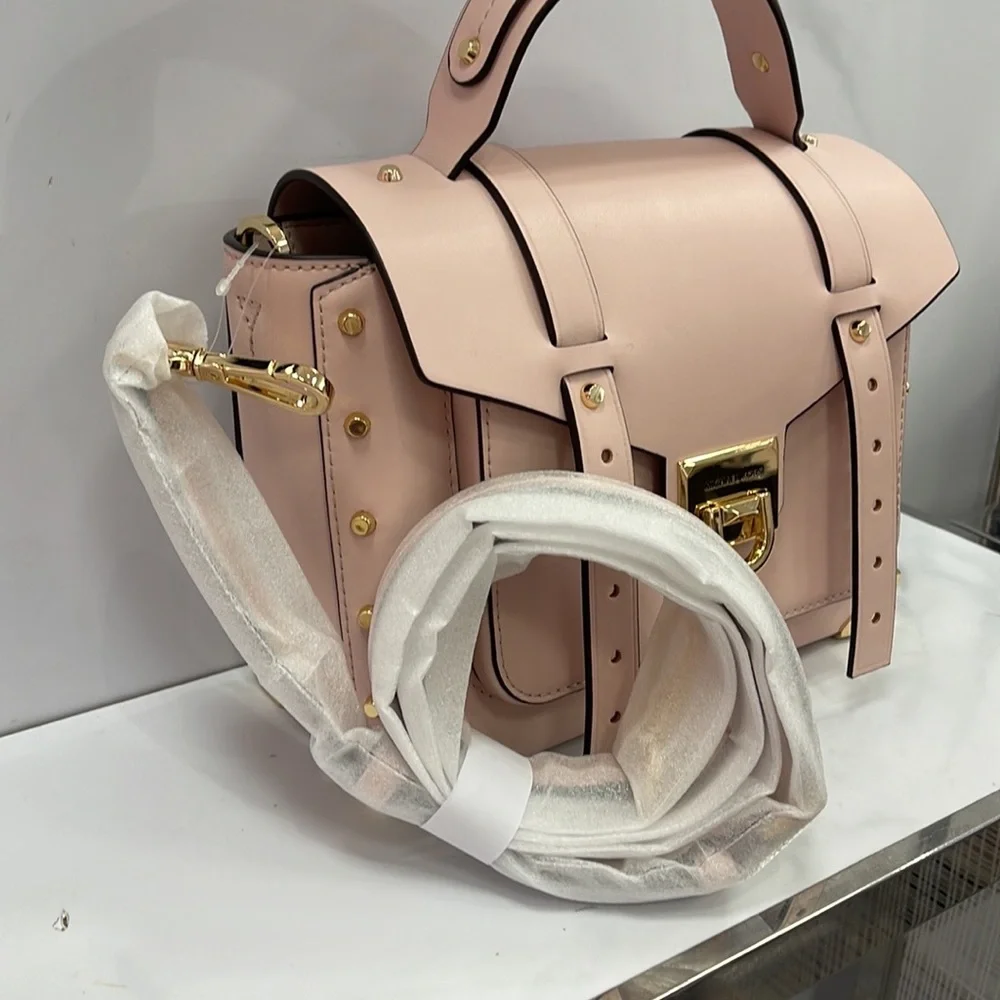 MICHAEL KORS MANHATTAN MEDIUM TOP HANDLE SCHOOL SATCHEL CROSSBODY BAG 
NWT - Picture 16 of 16